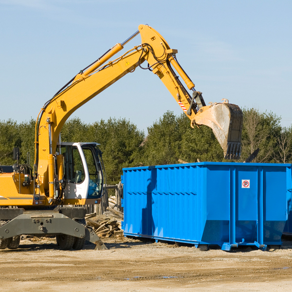 what size residential dumpster rentals are available in Grantsboro